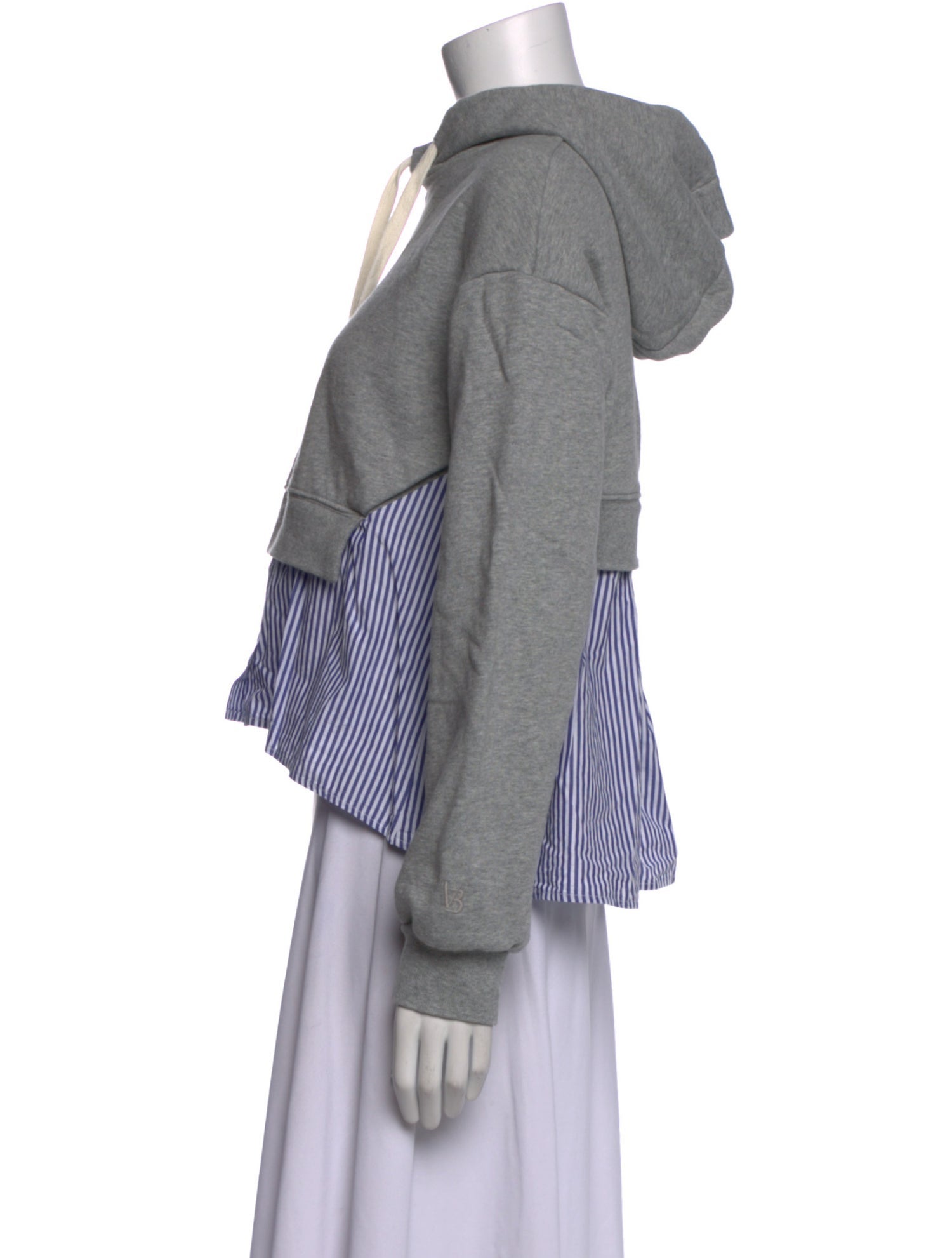 Veronica Beard Colorblock Pattern Crew Neck Sweatshirt